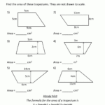 Area Of Quadrilateral Worksheets For Area Of A Triangle Worksheet
