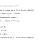 Arithmetic And Geometric Sequence Practice Math For More Help With Intended For Arithmetic And Geometric Sequences Worksheet