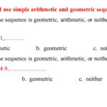 Arithmetic And Geometric Sequences Worksheet  Worksheets For Kids For Arithmetic And Geometric Sequences Worksheet