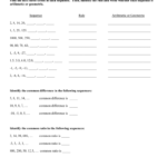 Arithmetic  Geometric Sequences Inside Arithmetic And Geometric Sequences Worksheet