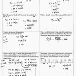 Arithmetic Sequence Practice Worksheet  Briefencounters Also Arithmetic Sequence Worksheet