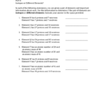 Atomic Structure Worksheet With Isotopes Or Different Elements Chapter 4 Worksheet Answers