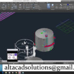 Autocad 3D Vertical Storage Tank Program   Youtube Along With Oil Storage Tank Foundation Design Spreadsheet
