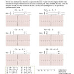Av 3 Absolute Value Piecewise Functions  Mathops Along With Piecewise Functions Worksheet 1 Answers