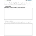 Awes Planting Project Planning Worksheet – Awes  Agroforestry And And Project Planning Worksheet