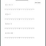 Awesome Collection Of Absolute Value Equations And Inequalities With Solving Inequalities Worksheet Pdf
