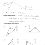 Awesome Collection Of Find The Measure Of The Missing Angle Within Finding Missing Angles Worksheet