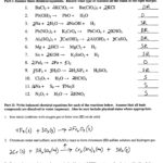 Awesome Collection Of Types Of Chemical Reaction Worksheet Ch 7 Together With Bill Nye Chemical Reactions Worksheet Answers