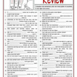 B1 Verb Tenses Review 12 Worksheet  Free Esl Printable Worksheets Intended For Perfect Verb Tense Worksheet