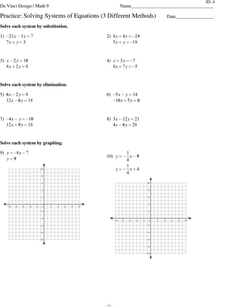 Balancing Equations Worksheet Key Balancing Chemical Equations Regarding Practice Worksheet Solving Systems With Matrices Answers