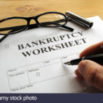 Bankruptcy Worksheet Form Or Document Showing Business Concept Stock In Bankruptcy Worksheet