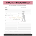 Basic Goal Setting Worksheet For Beginning Also Goal Setting Worksheet