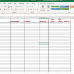 Basic Inventory Spreadsheet Template For Microsoft Excel Or Google ... Inside Basic Inventory Spreadsheet Template