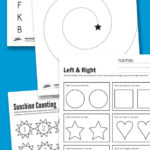 Basic Kindergarten Skills  Free Printable Worksheets  Paging Supermom As Well As Kindergarten Prep Worksheets