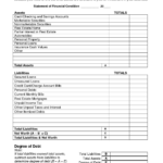 Bbt Personal Financial Statement Template Archives  Bibrucker With Personal Financial Statement Worksheet