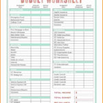 Beautiful College Student Budget Worksheet Template Plan Templates Or Student Budget Worksheet