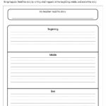 Beginning Middle And End Worksheet  Have Fun Teaching Regarding Retelling A Story Worksheet