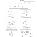 Beginning Phonics Worksheets – Oneupcolorco Pertaining To Preschool Phonics Worksheets