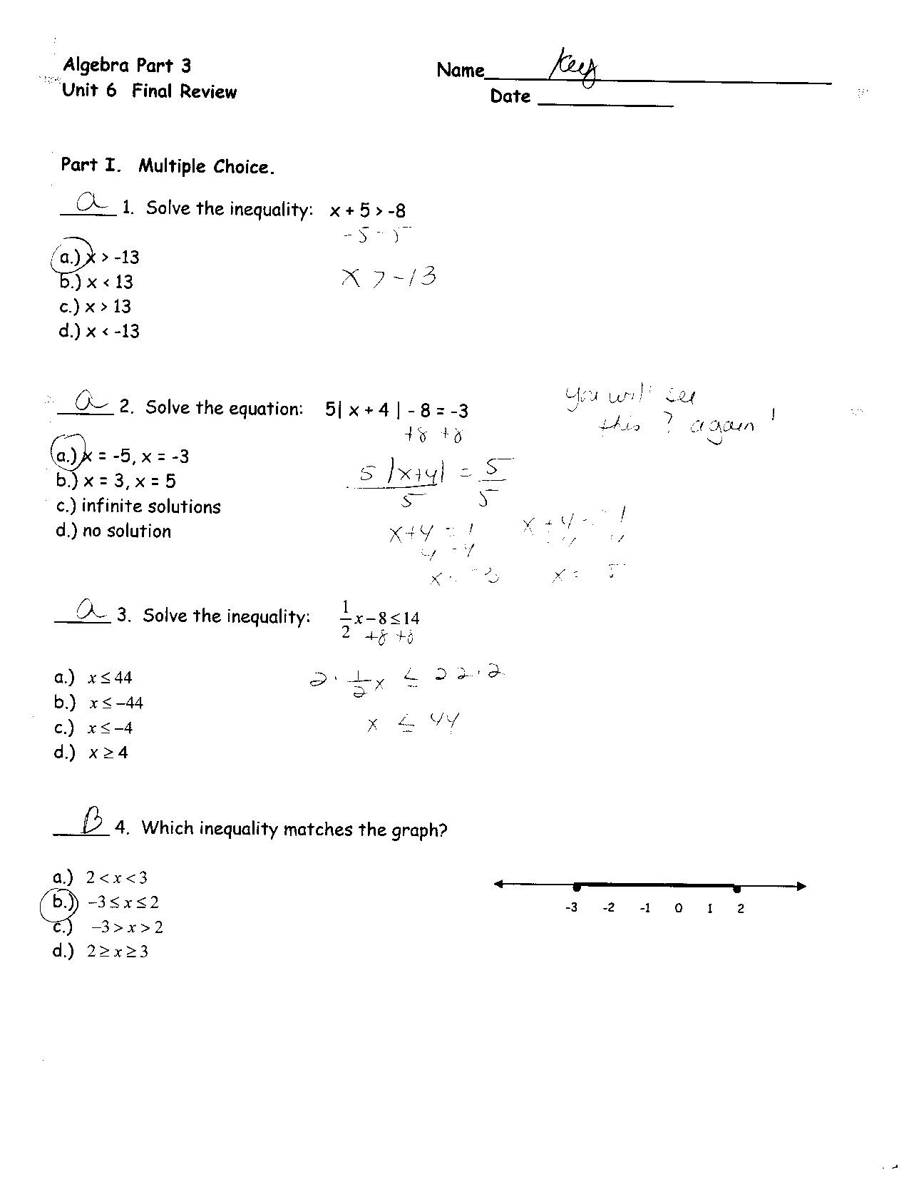 Best Ideas Of Absolute Value Inequalities Worksheet Answers Algebra Throughout Absolute Value Inequalities Worksheet Answers Algebra 1