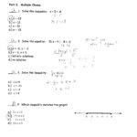 Best Ideas Of Absolute Value Inequalities Worksheet Answers Algebra Throughout Algebra 1 Inequalities Worksheet