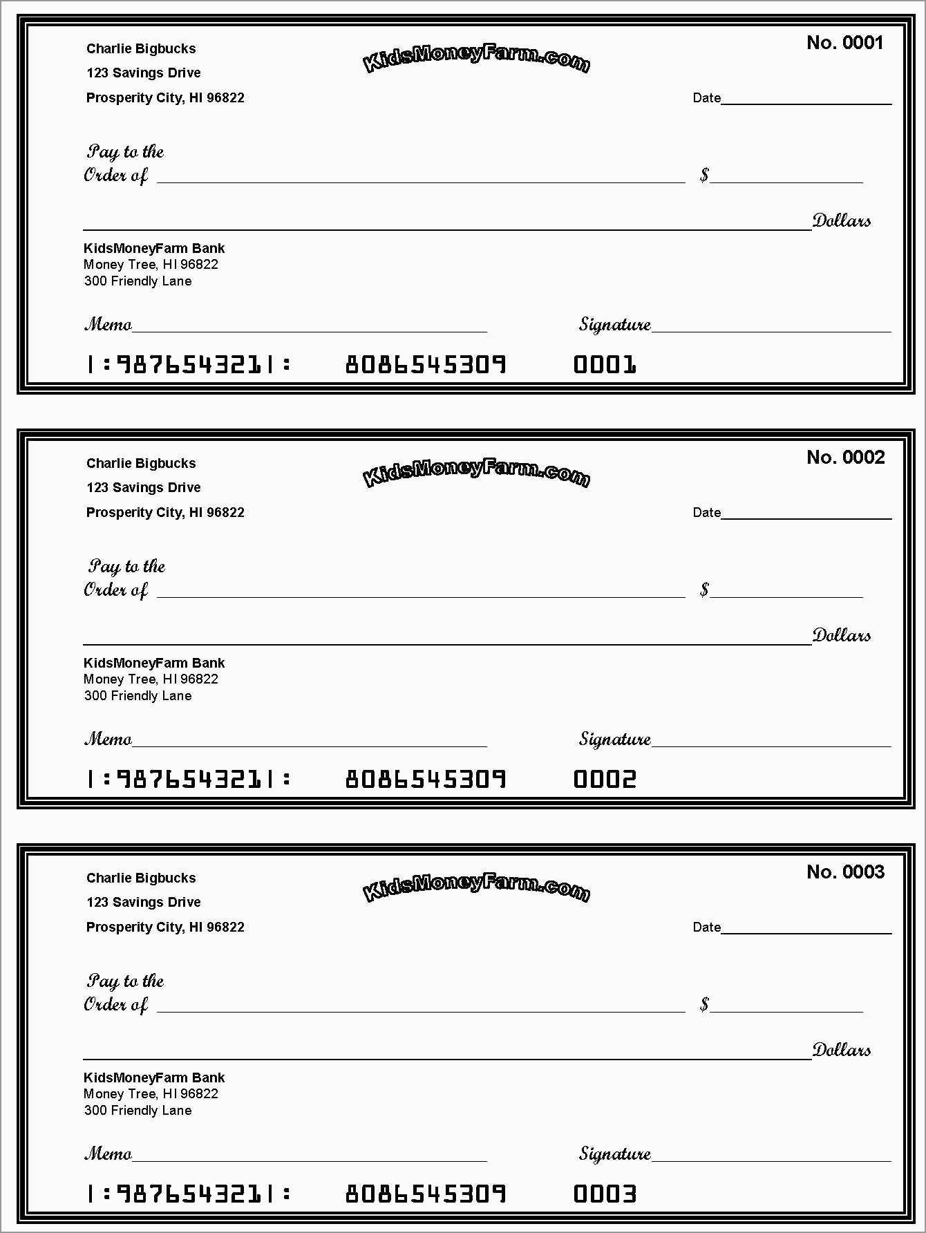 Best Of Free Blank Check Template Pdf  Best Of Template Within Blank Checks Worksheet