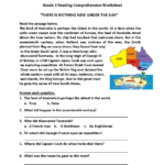 Best Of Reading Comprehension Worksheet Year 4 – Rpplusplus Also Third Grade Reading Comprehension Worksheets