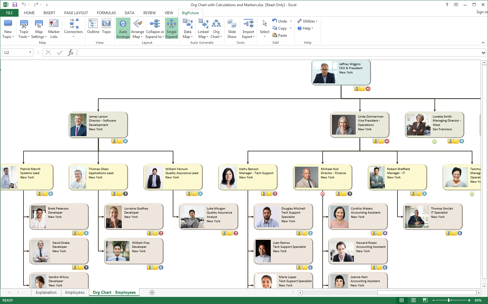 Bigpicture: Mind Mapping And Data Exploration For Microsoft Excel ... In Mind Map Spreadsheet