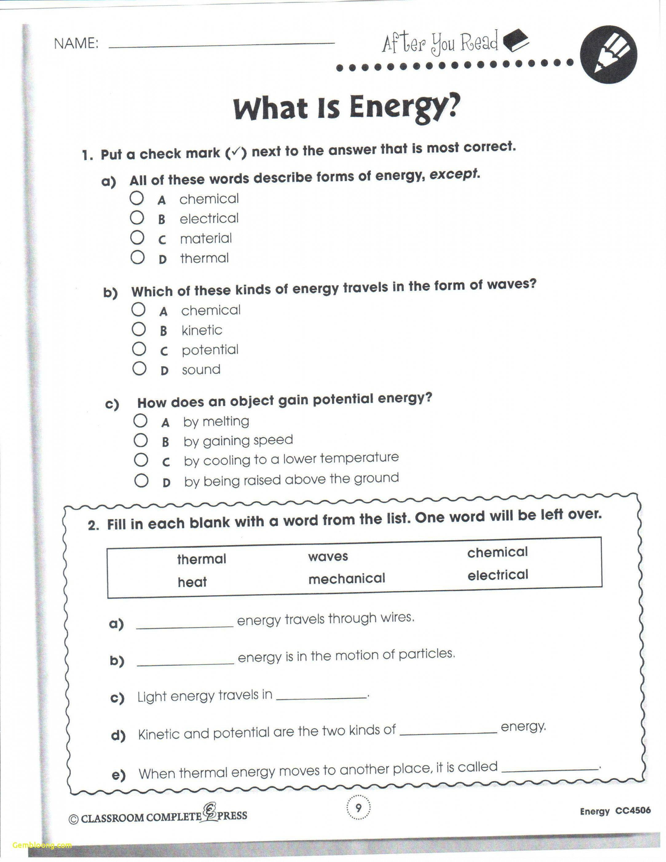 Bill Nye Waves Worksheet  Cramerforcongress Intended For Bill Nye The Science Guy Energy Worksheet Answers