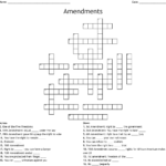 Bill Of Rights Crossword Puzzle  Wordmint For Bill Of Rights Amendments Worksheet