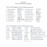 Binary Ionic Compounds Worksheet Answers Main Idea Worksheets Pertaining To Naming Ionic Compounds Worksheet