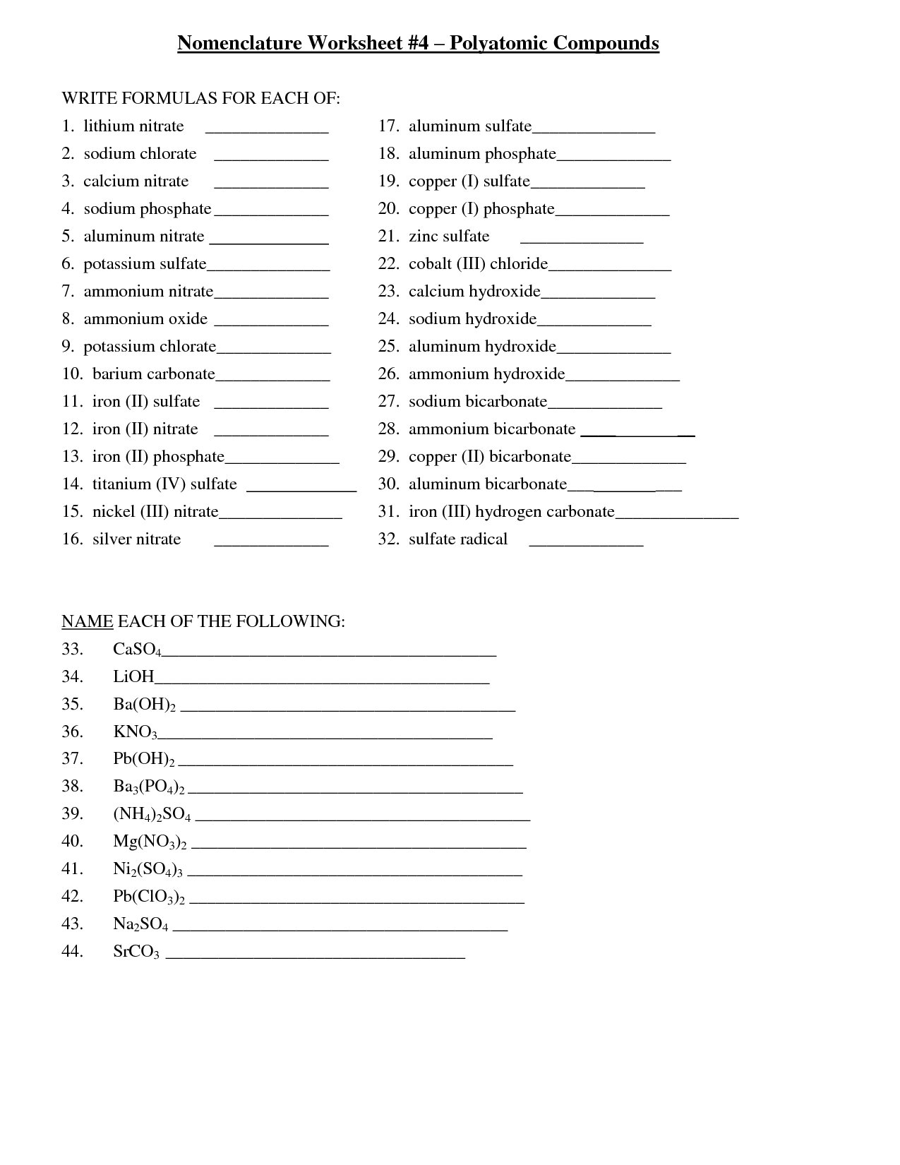 Binary Ionic Compounds Worksheet Answers Multiplication Worksheets Regarding Binary Ionic Compounds Worksheet