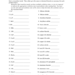 Binary Ionic Compounds Ws And Key Also Naming Chemical Compounds Worksheet