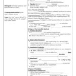 Biology Cornell Notes “The Scientific Method” For Scientific Method Worksheet Answer Key