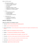 Biology Test Review Taxonomy And Ecosystems Pertaining To Domains And Kingdoms Worksheet