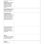 Blank Lesson Plan Templates To Print – Mission Bible Class In Sermon Preparation Worksheet