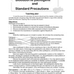 Bloodborne Pathogens And Standard Precautions Pages 1  10  Text Or Bloodborne Pathogens Worksheet