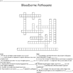 Bloodborne Pathogens Crossword  Wordmint For Bloodborne Pathogens Worksheet