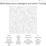 Bloodborne Pathogens Crossword  Wordmint Within Bloodborne Pathogens Worksheet