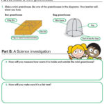 Bp Educational Service  Mini Greenhouse Experiment Activity Intended For Climate Change Worksheet