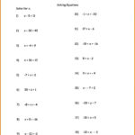 Brilliant Ideas Of Free Math Worksheets Forth Grade Pre Algebra Also 7Th Grade Algebra Worksheets