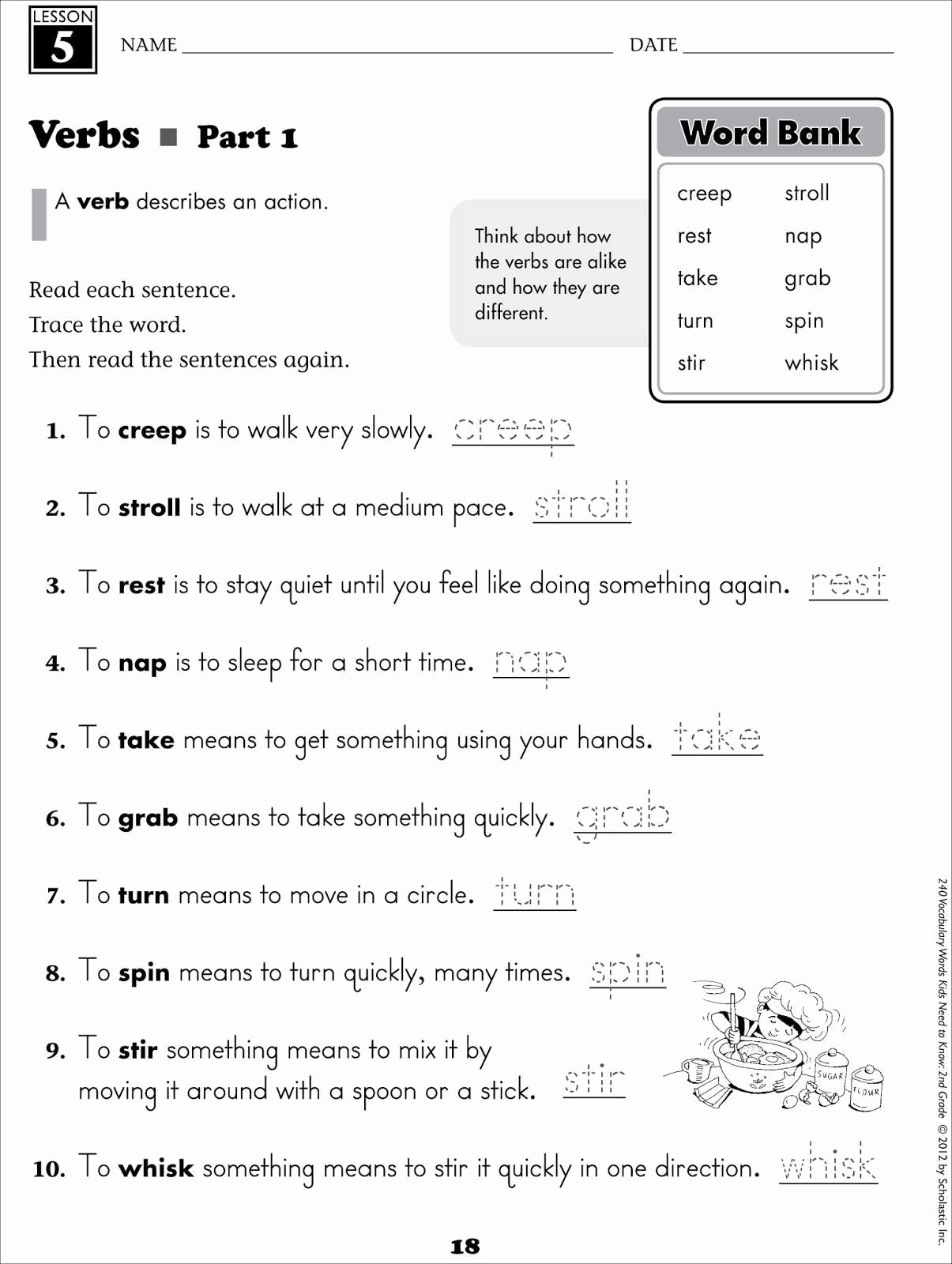 Bunch Ideas Of Action Verbs Worksheet For Grade 1 New Action Verbs Together With Verbs Worksheets For Grade 1