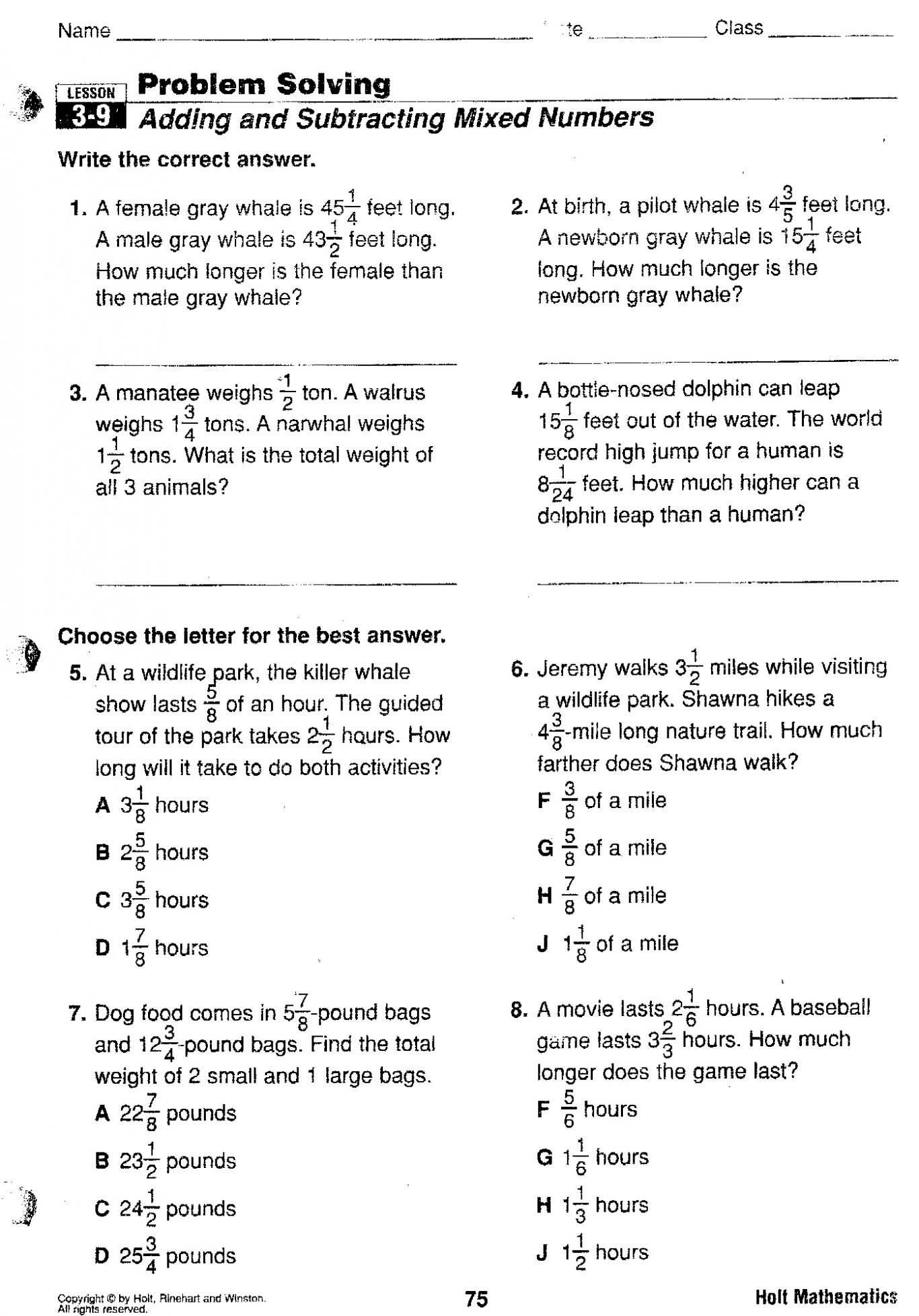 Bunch Ideas Of Integer Word Problems Grade Math Worksheets Worksheet Regarding Adding And Subtracting Integers Word Problems Worksheet