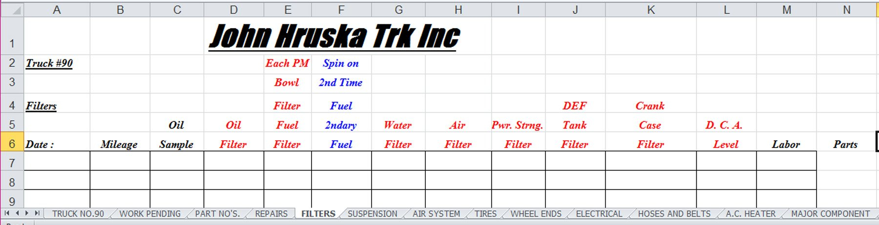 Business Tips | Trucker Tips Blog And Ooida Cost Per Mile Spreadsheet