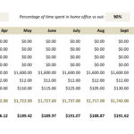 Calculating Your Home Office Expenses As A Tax Write Off // Free ... Or Home Office Expense Spreadsheet