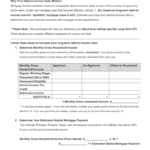 Calculating Your Longterm Debttoincome Ratio Dti Pertaining To Income Calculation Worksheet For Mortgage