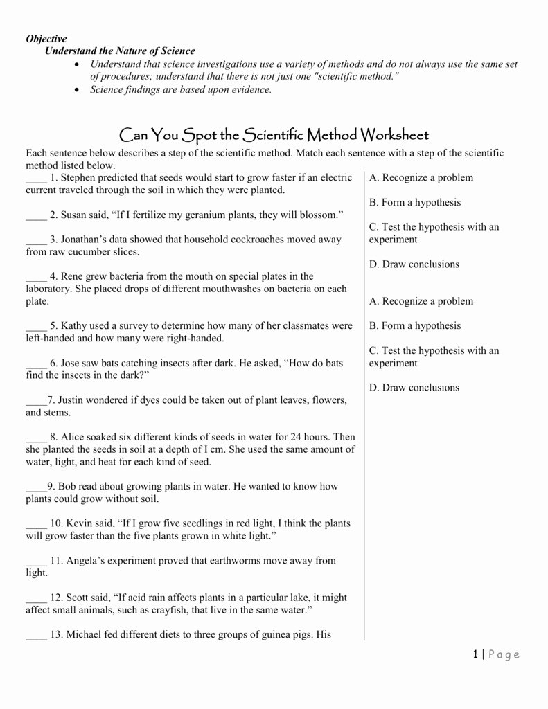Can You Spot The Scientific Method Worksheet Lovely 29 Best Science As Well As Can You Spot The Scientific Method Worksheet