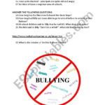 Can´t Bully Me Questions  Esl Worksheetstuurman Pertaining To Bully Documentary Worksheet