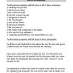 Capitalization And Punctuation Worksheets  Free Teacher Worksheets Also Punctuate The Sentence Worksheet