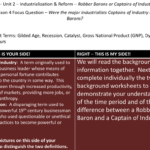 Captain Of Industry Or Robber Baron For Captains Of Industry Or Robber Barons Worksheet Answers