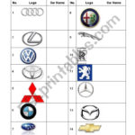Car Logos Quiz  Esl Worksheetrenda And Printable Logo Quiz Worksheet
